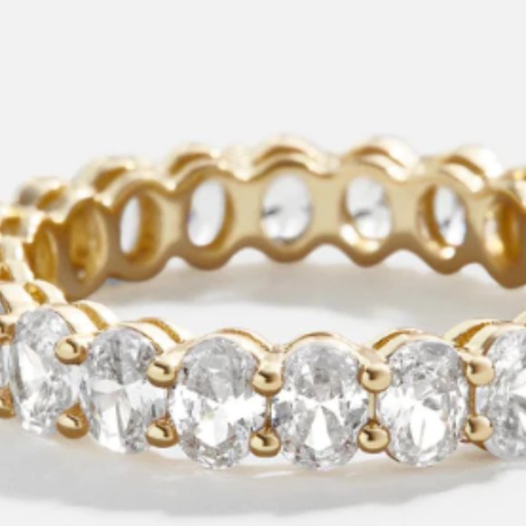 🔥SOLD 🔥 Brand New BaubleBar Avery Cubic Zirconia Ring - Picture 2 of 4